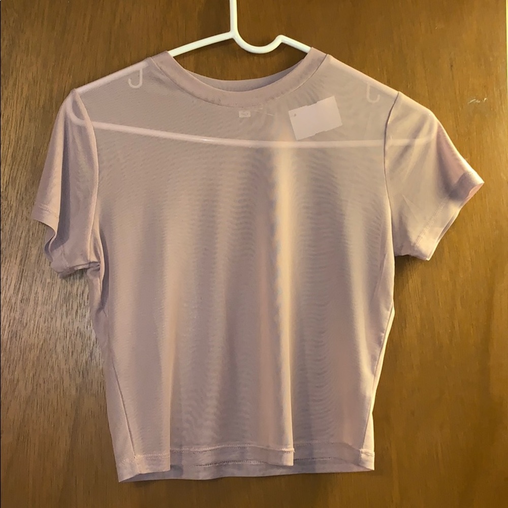 Mesh crop top